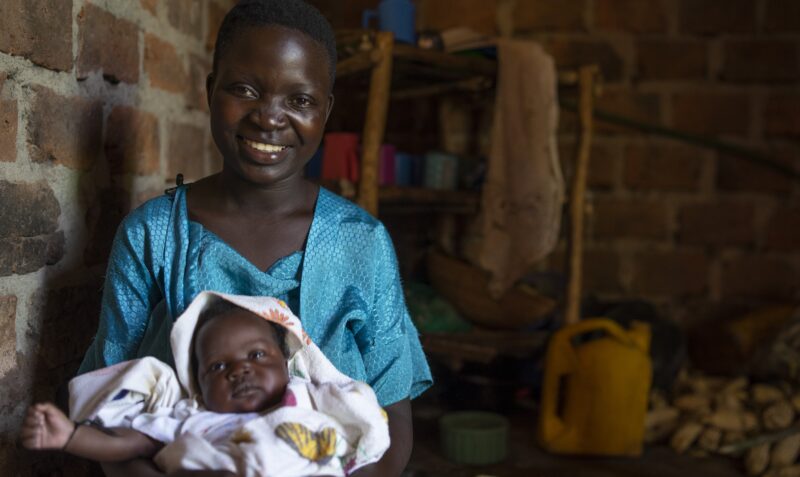 Mama Kits mother with baby in Uganda