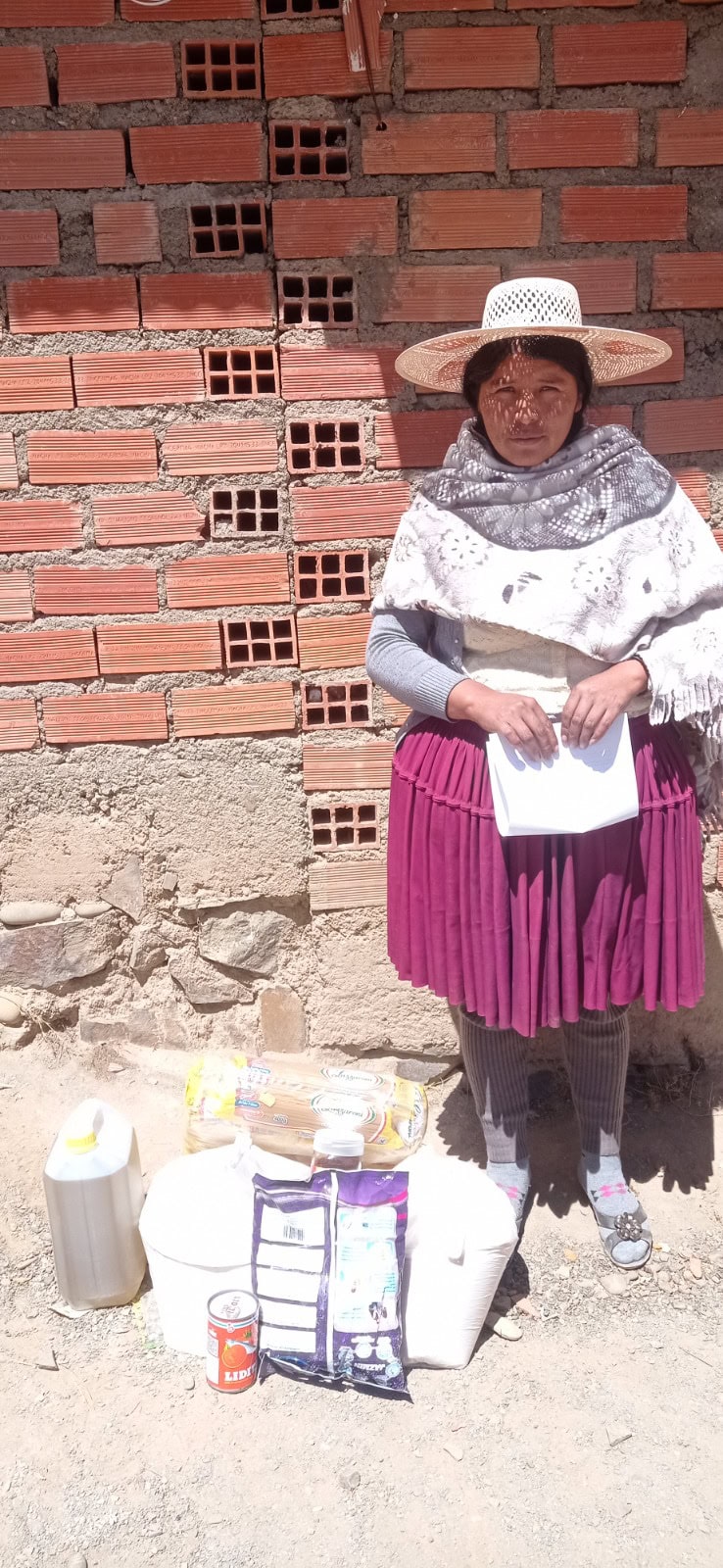 Bolivian Mom Protecting Her Kids