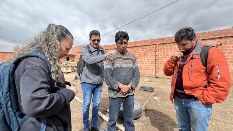 Praying in Bolivia